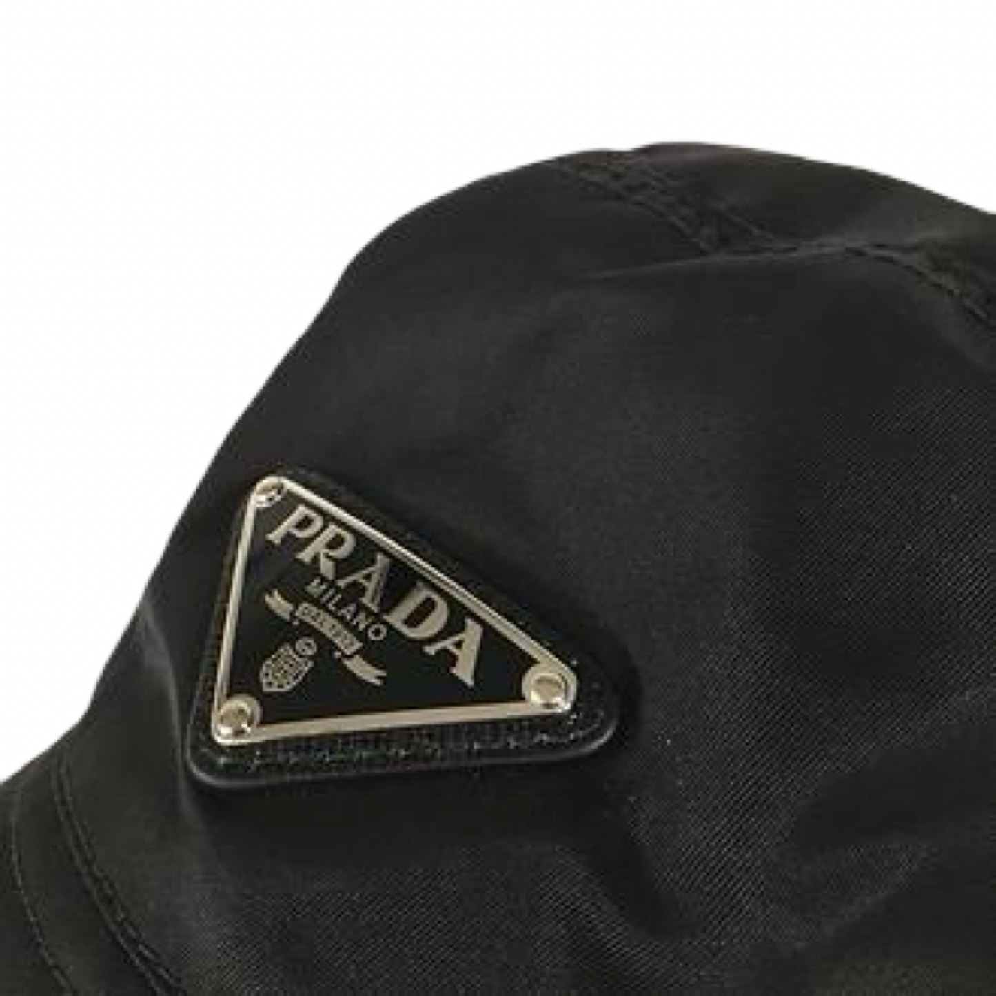 Pre-Owned Prada Black Bucket Hat - Size M - P1045