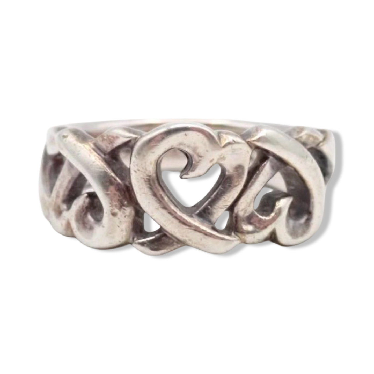 Pre-Owned Tiffany & Co Triple Heart Ring - TIF1050