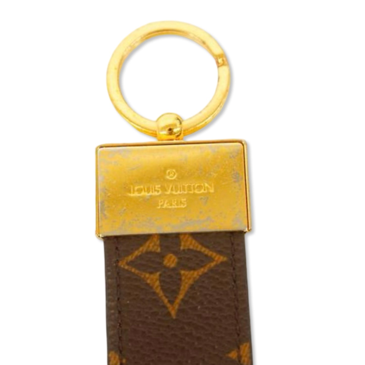 Pre-Owned Louis Vuitton Monogram Dauphine Dragonne Key Ring - LV1660