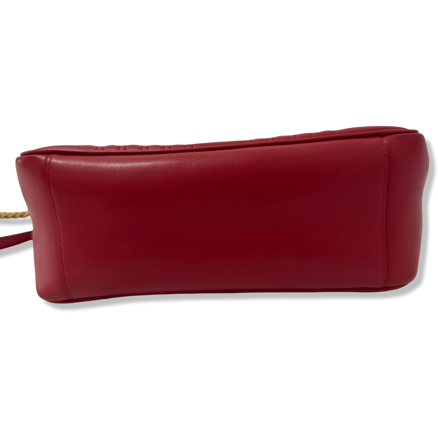 Pre-Owned Gucci Leather Marmont Top Handle Flap Bag - G1095