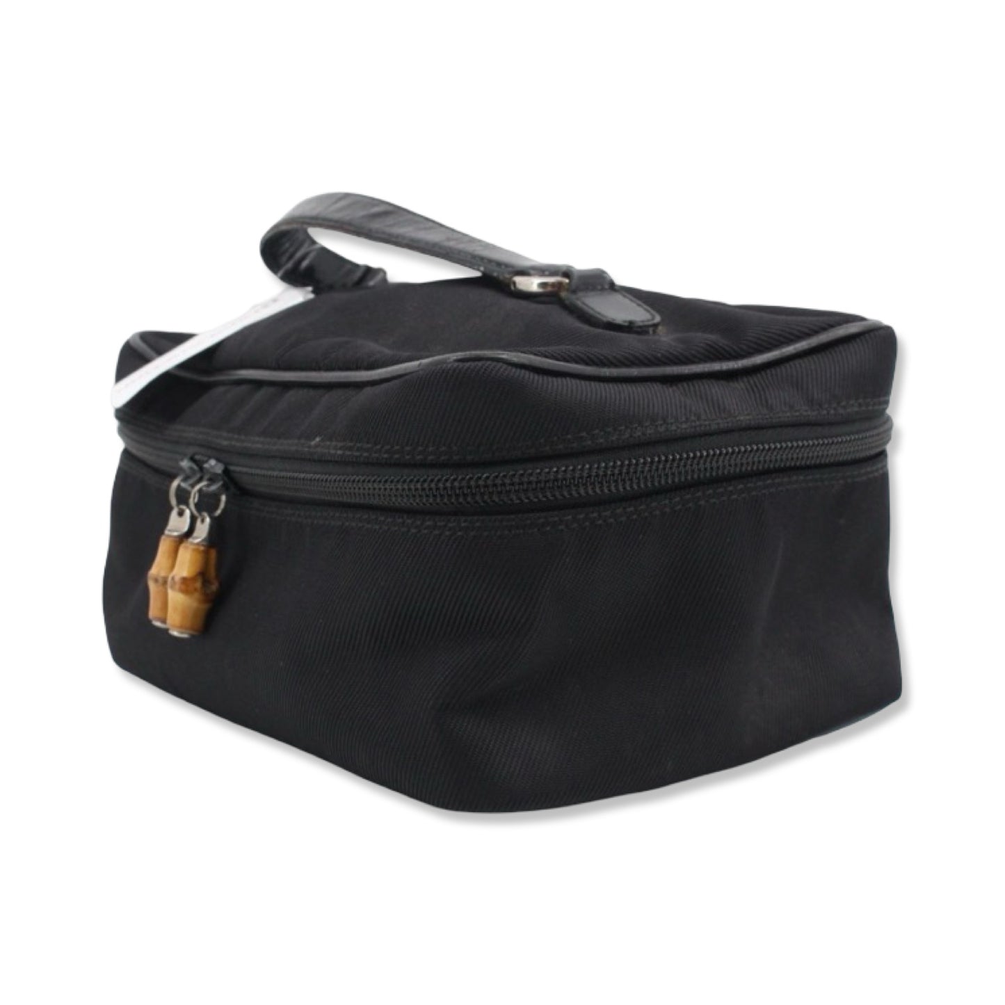 Pre-Owned Gucci Canvas Bamboo Vanity - G1098