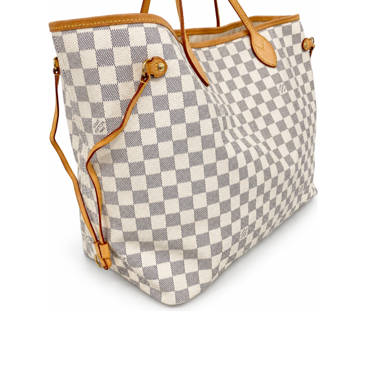 Pre-Owned Louis Vuitton Damier Azur Neverfull GM with Pouch - LV2122