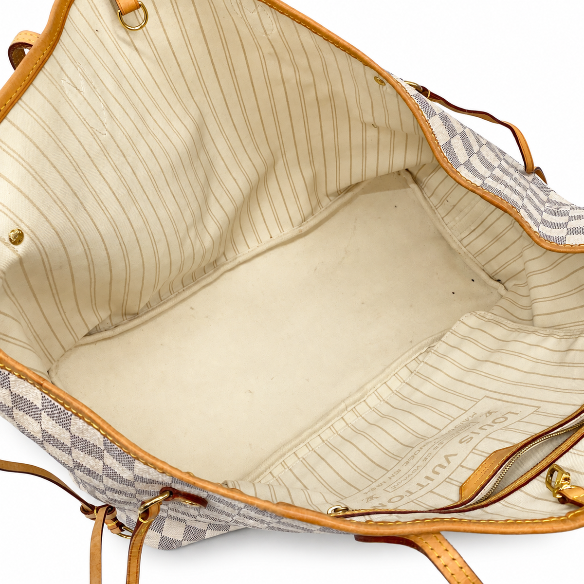Pre-Owned Louis Vuitton Damier Azur Neverfull GM with Pouch - LV2122