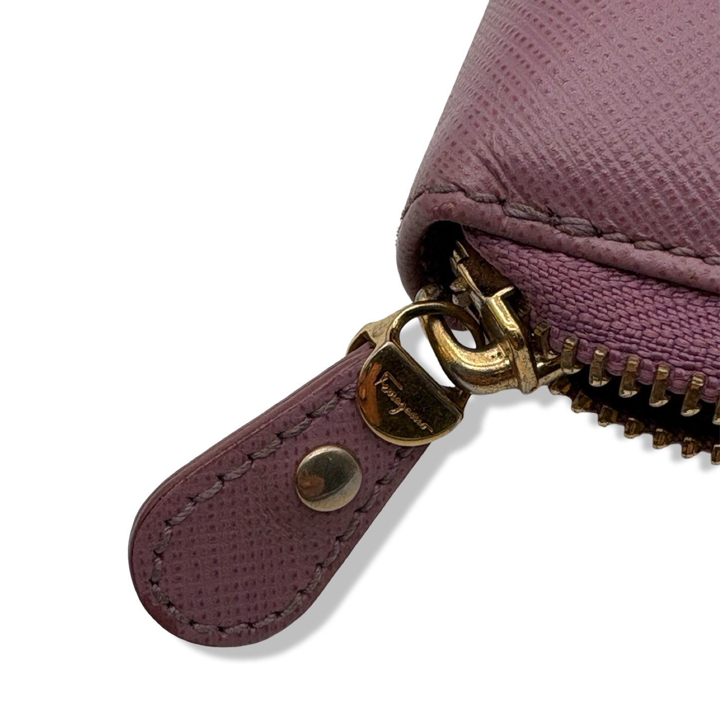 Pre-Owned Salvatore Ferragamo Leather Lilac Wallet - FER1005