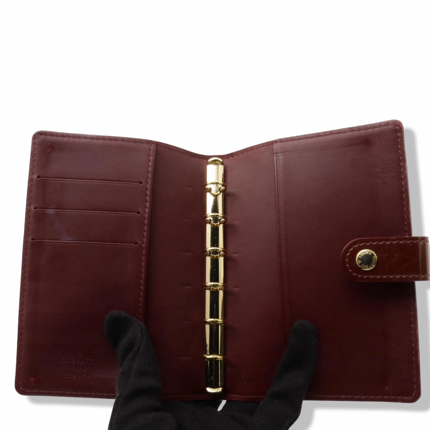 Pre-Owned Louis Vuitton Monogram Vernis Leather Small Ring Agenda Cover - LV1972