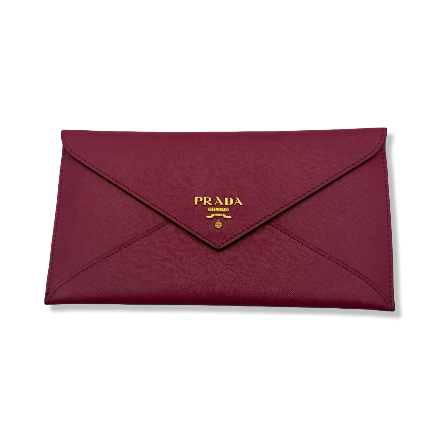 Pre-Owned Prada Saffiano Envelope Wallet - P1042