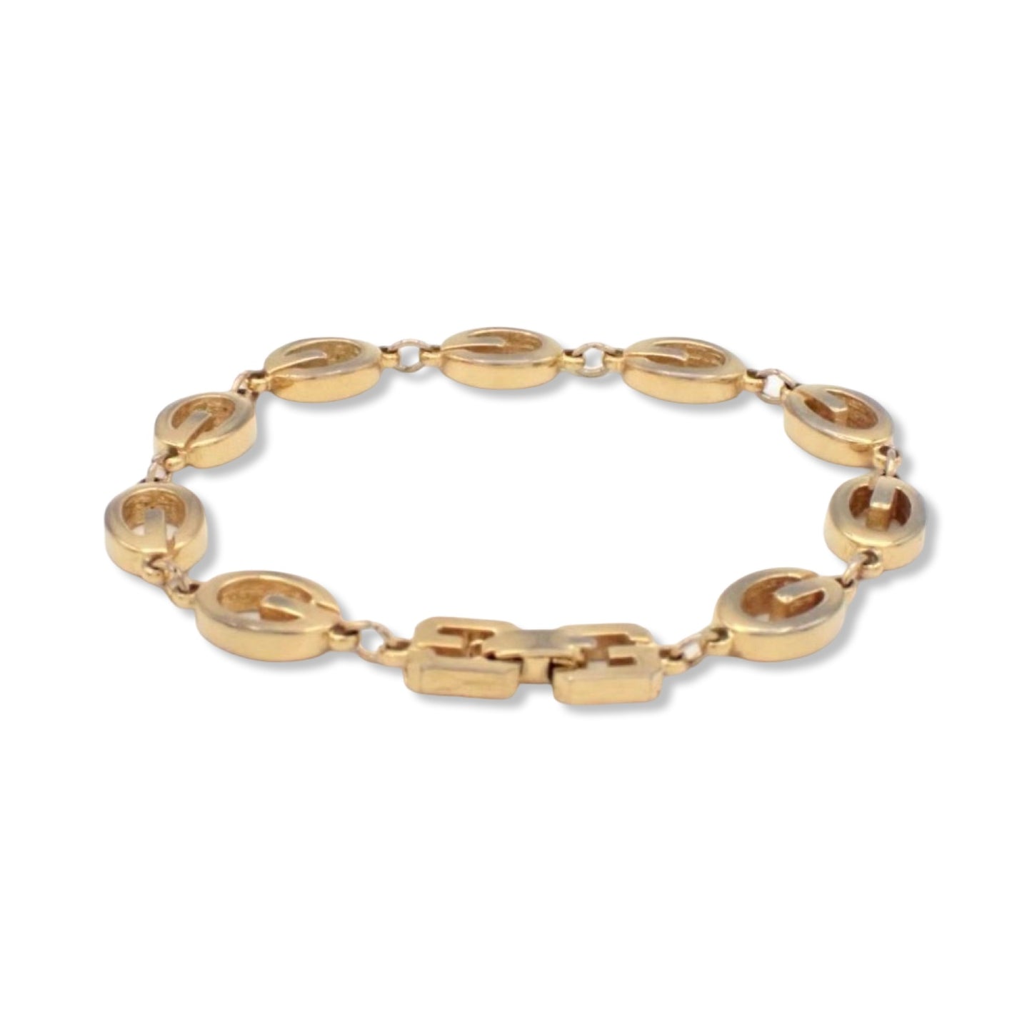 Pre-Owned Givenchy Gold Plated "G" Bracelet - GIV1022