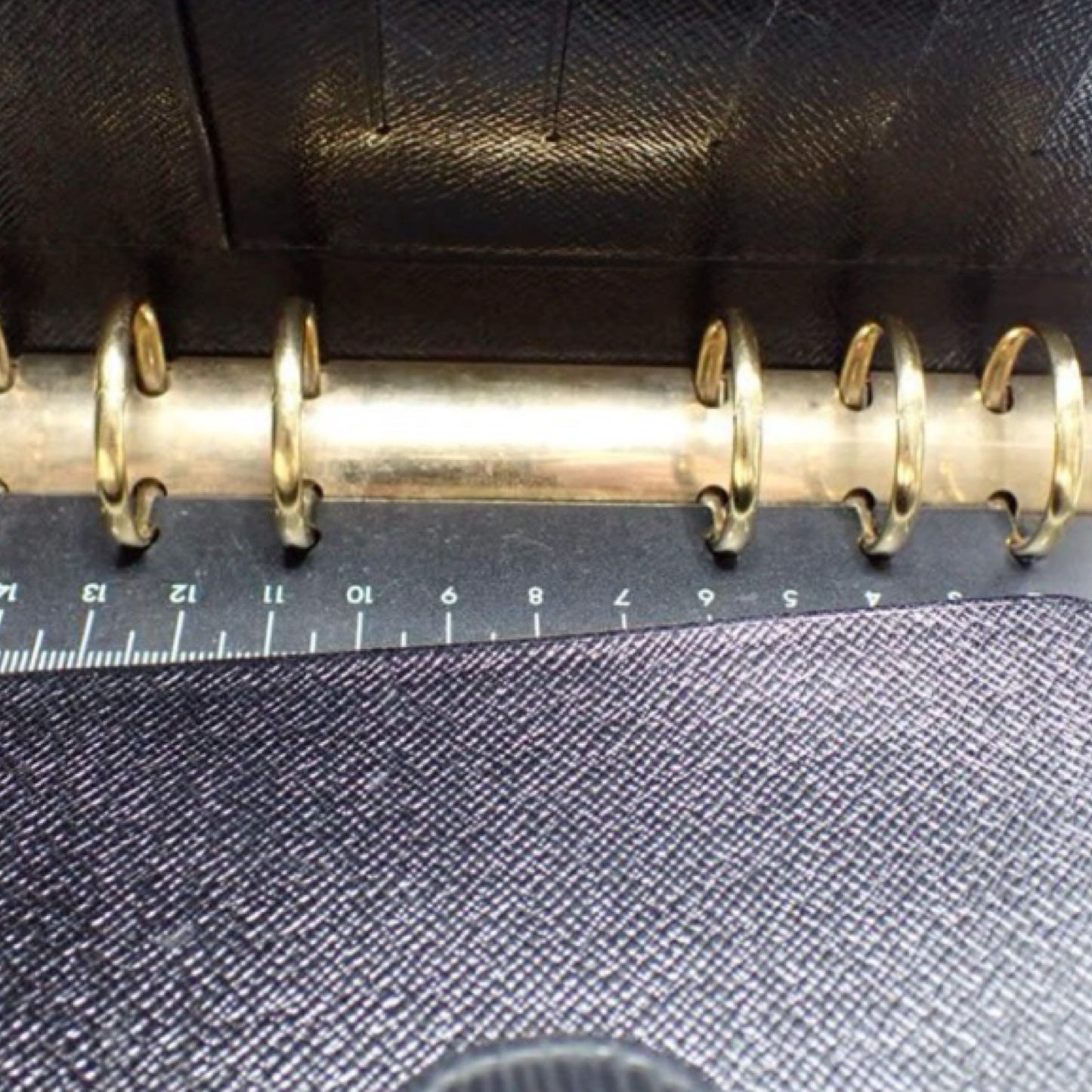 Pre-Owned Louis Vuitton Epi Leather Black Medium Ring Agenda - LV1578