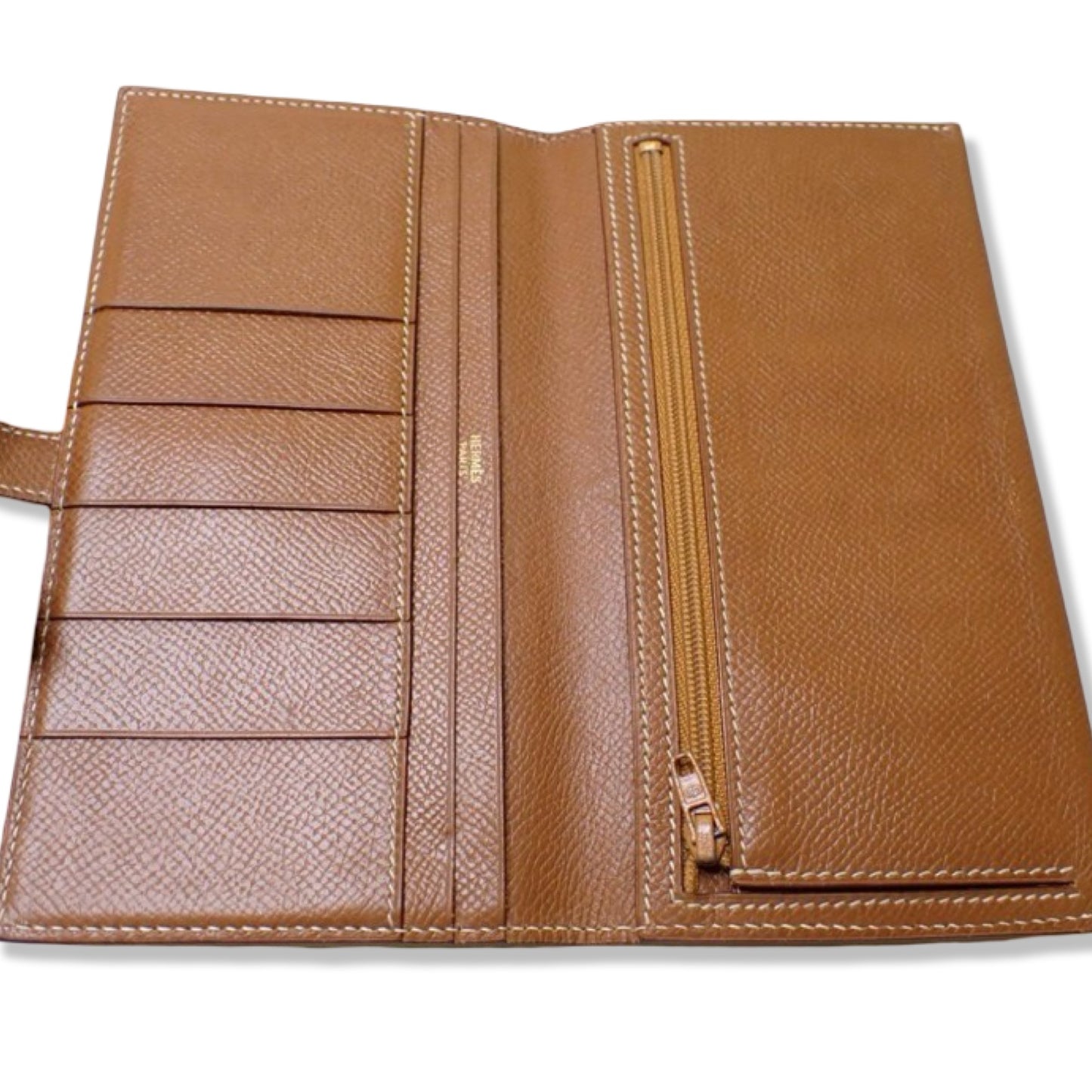Pre-Owned Hermes Epsom Leather Bearn Wallet - HER1011