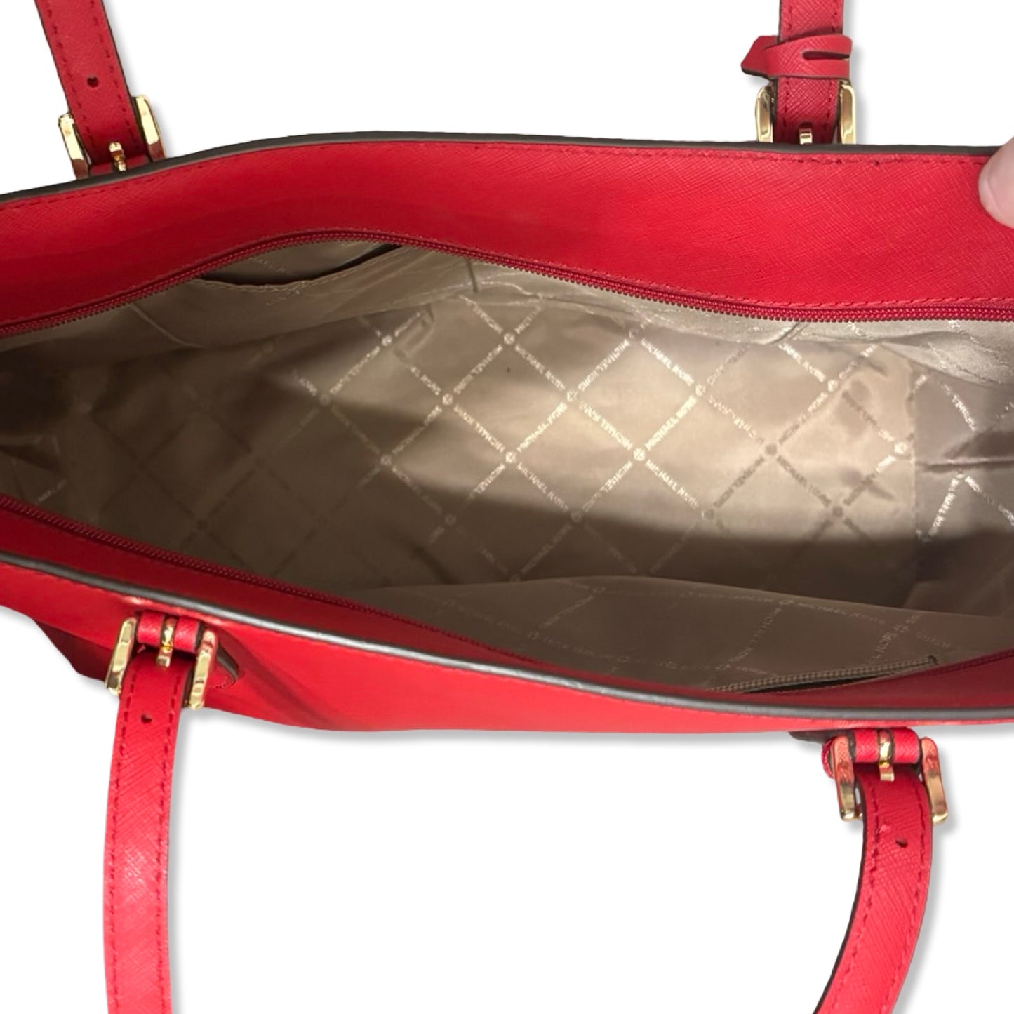 Pre-Owned Michael Kors Red Shoulder Bag - MK1002