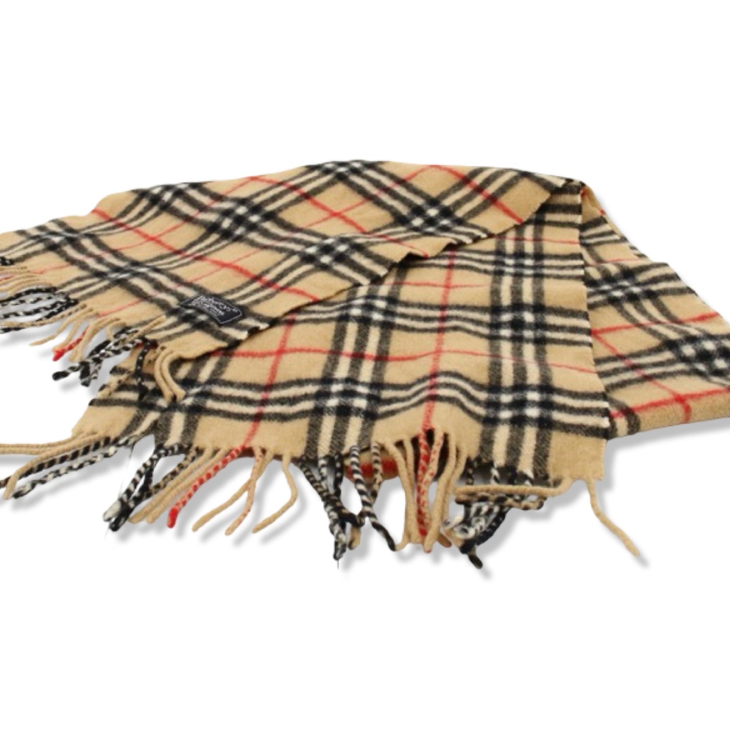 Pre-Owned Burberry House Check Lambswool Scarf - BB1047