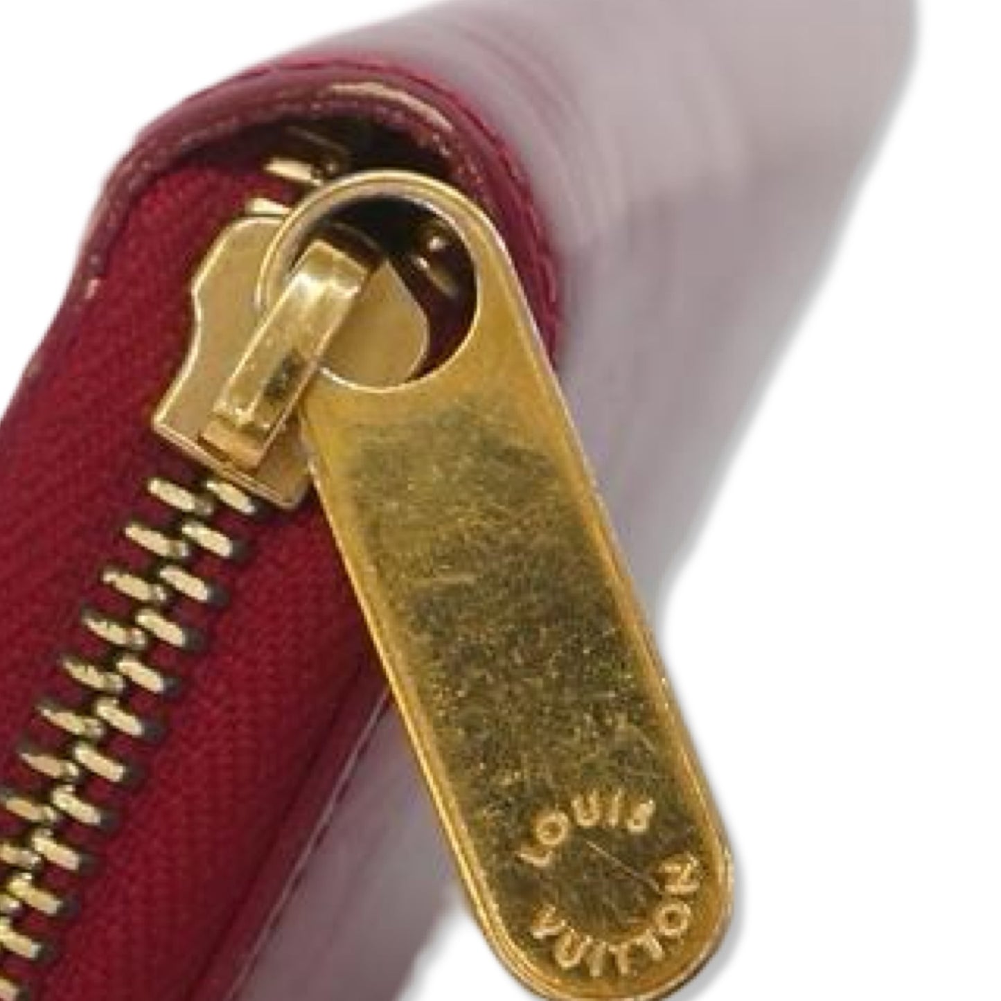 Pre-Owned Louis Vuitton Red Vernis Zippy Wallet - LV1814