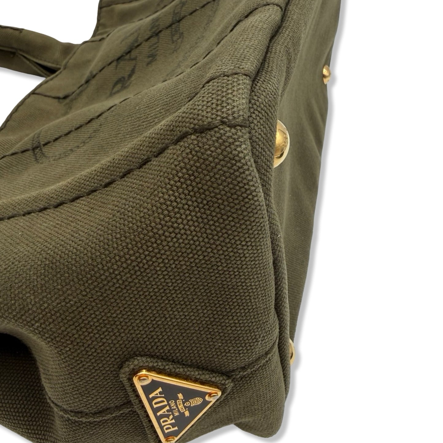 Pre-Owned Prada Canvas Canapa Tote Bag - P1043
