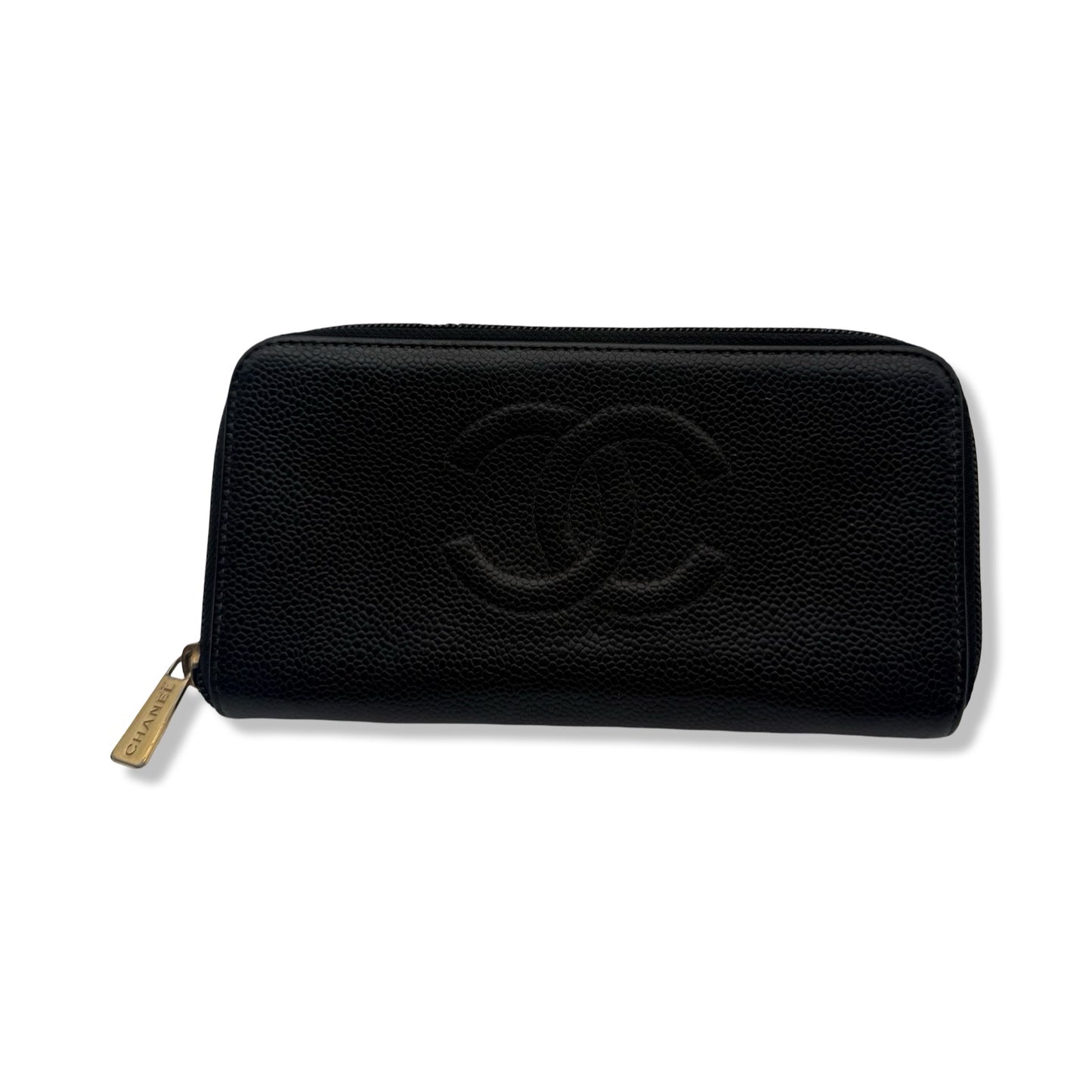 Pre-Owned Chanel Caviar Leather CoCo Mark Wallet - CH1062