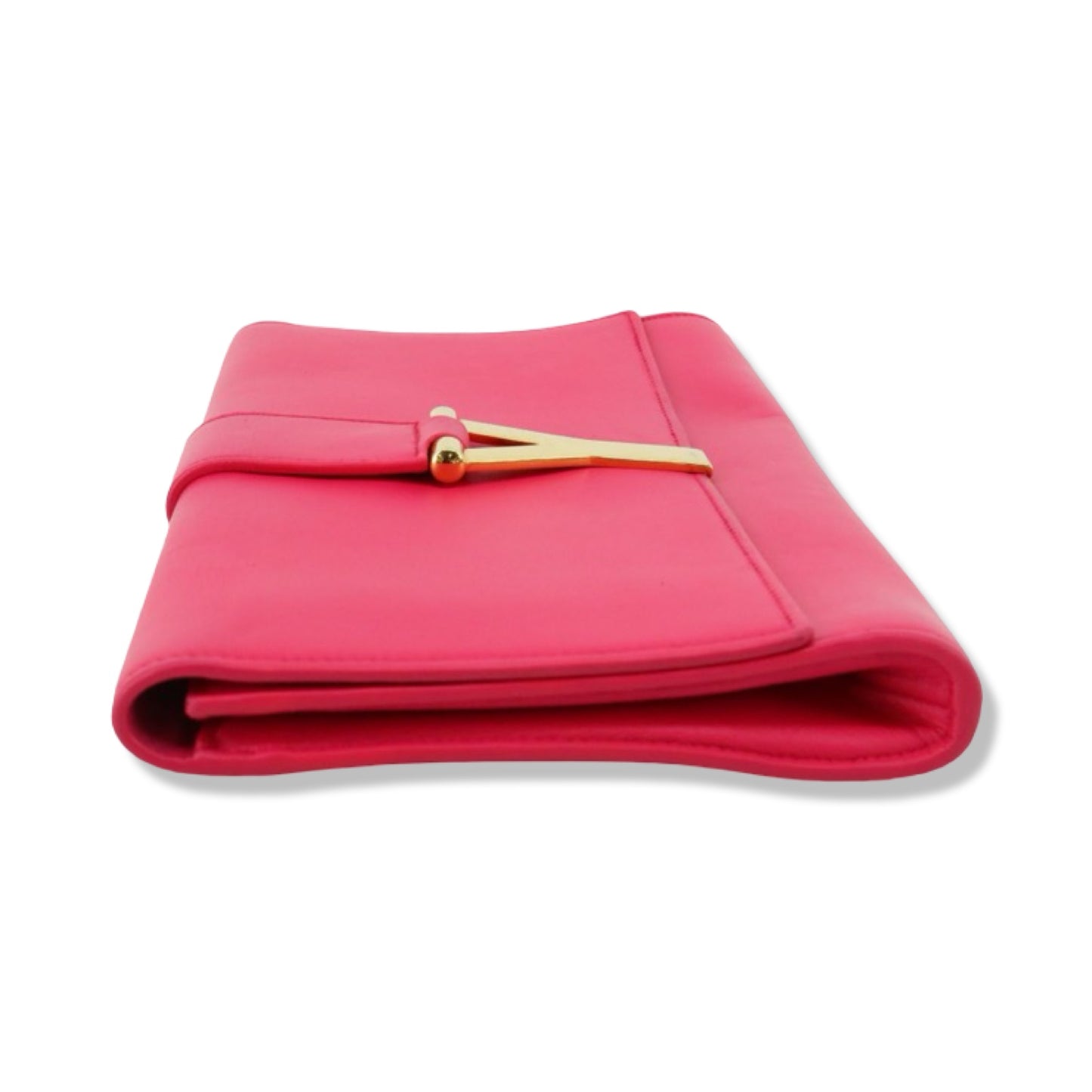 Pre-Owned Yves Saint Laurent Pink Leather Clutch - YSL1009