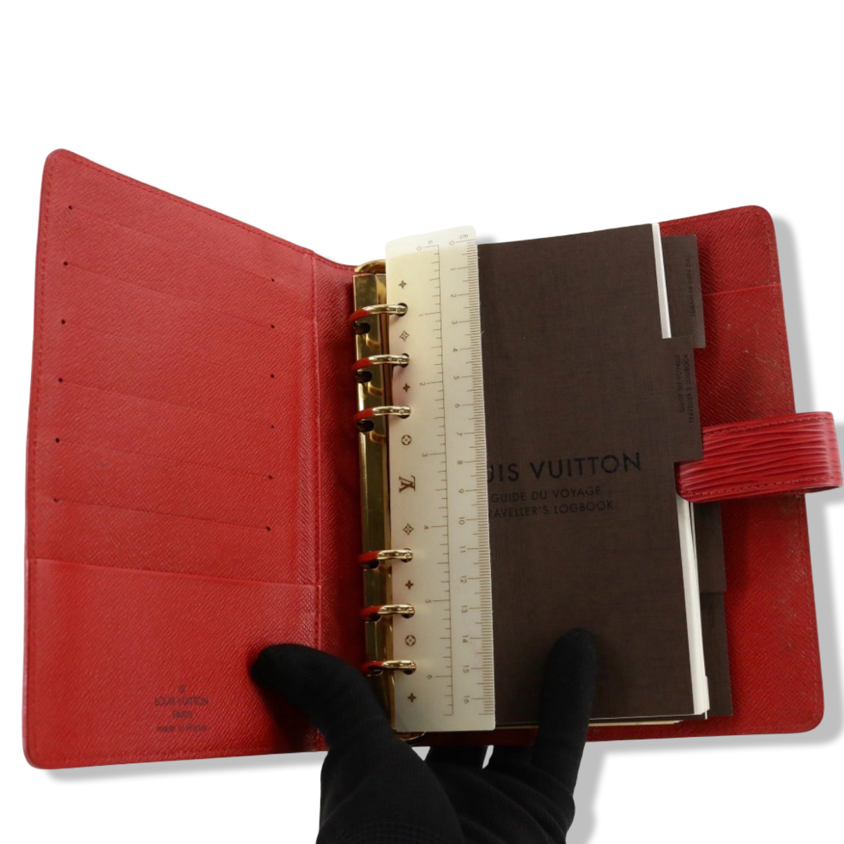 Pre-Owned Louis Vuitton Epi Leather Red Medium Ring Agenda - LV2081