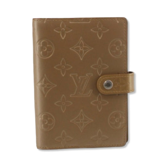 Pre-Owned Louis Vuitton Monogram Vernis Mat Leather Small Ring Agenda Cover - LV1667