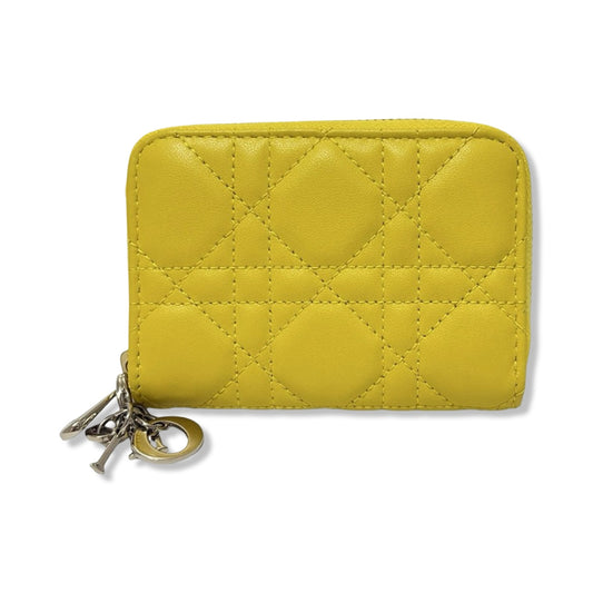 Pre-Owned Dior Leather Lady Dior Coin Case - DIO1018