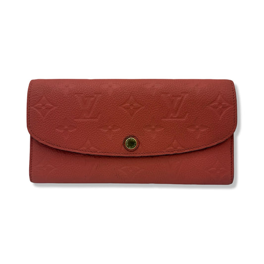 Pre-Owned Louis Vuitton Pink Empreinte Leather Wallet - LV1288