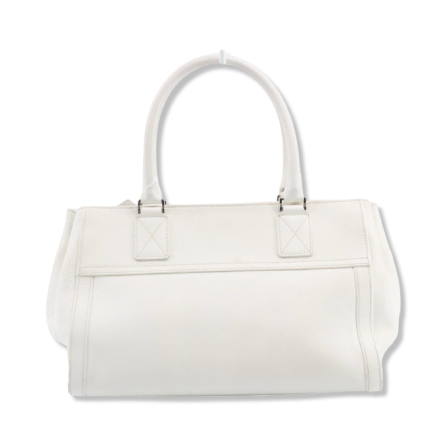 Pre-Owned Christian Dior White Leather Flight Collection Handbag - DIO1022
