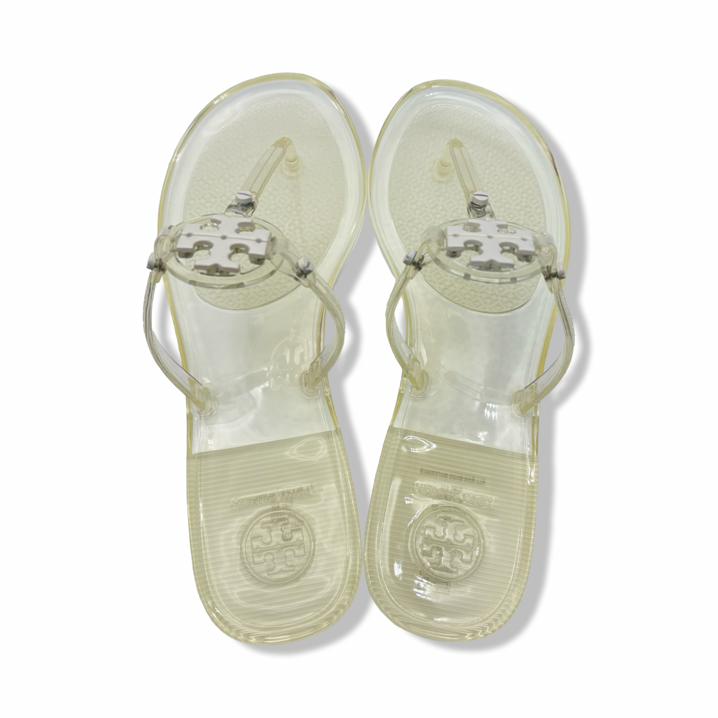 Pre-Owned Tory Burch Women's Mini Miller Flat Thong - Clear