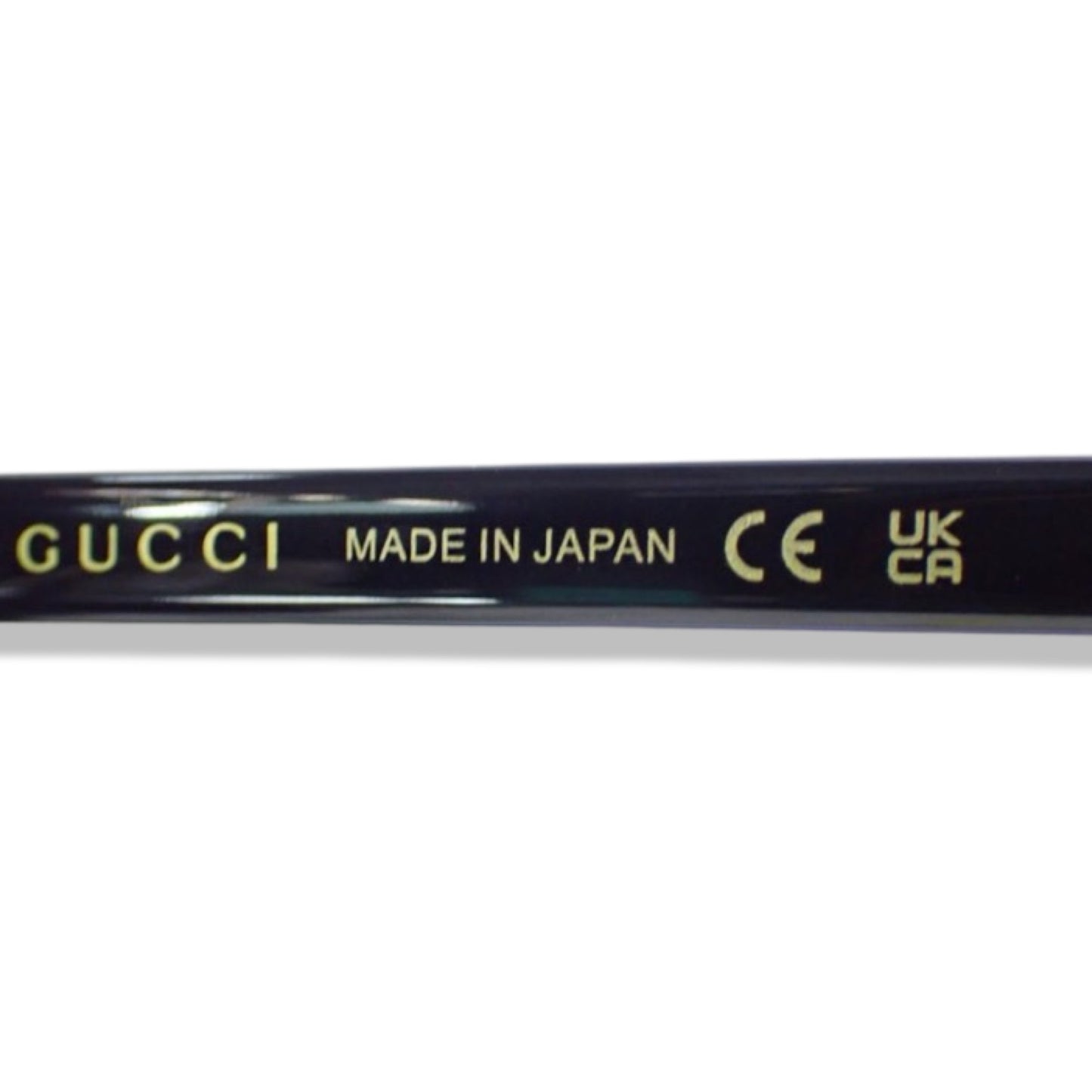 Pre-Owned Gucci Aviator Gold with Red and Green Sunglasses - G1043