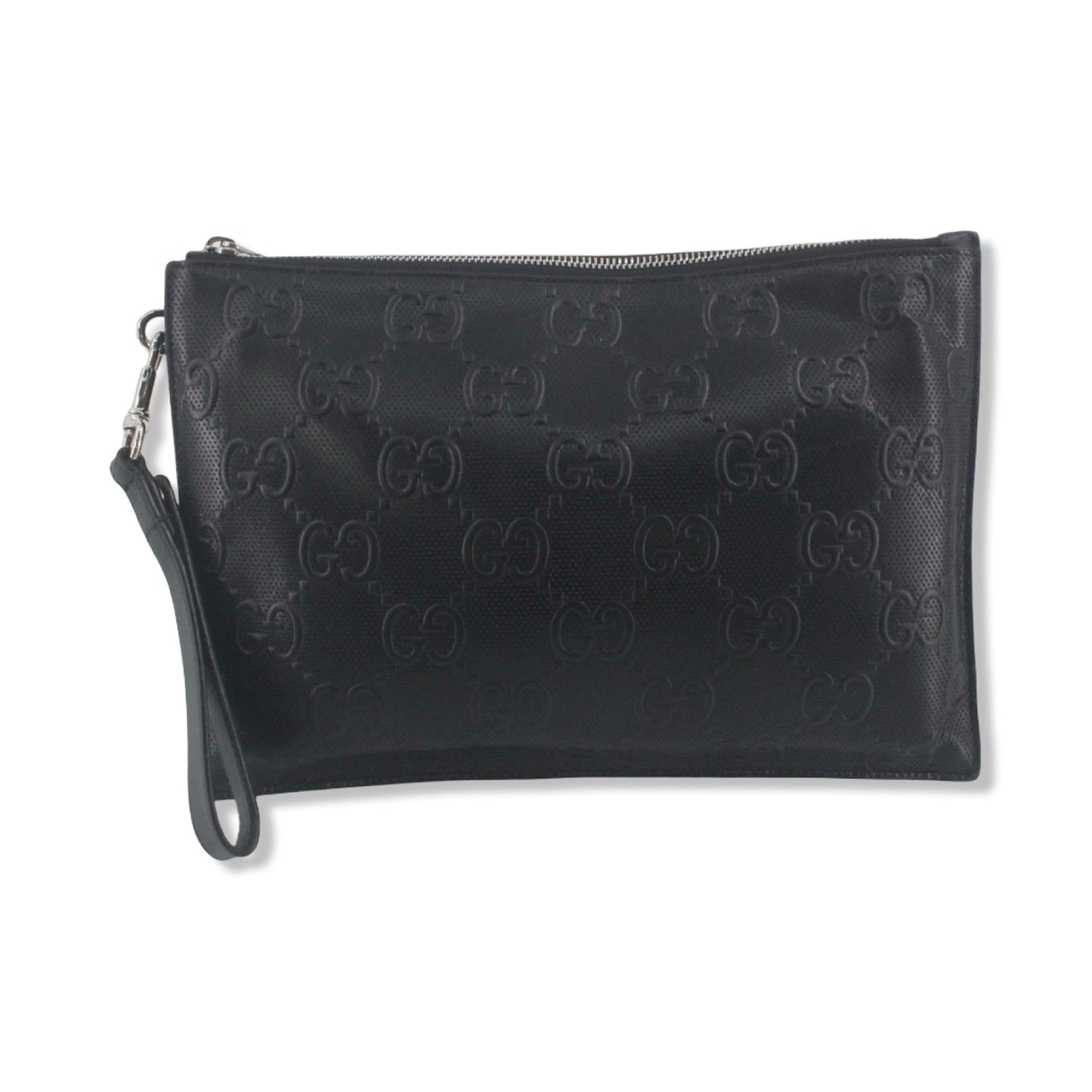 Pre-Owned Gucci Leather Pouch/Wristlet - G1194