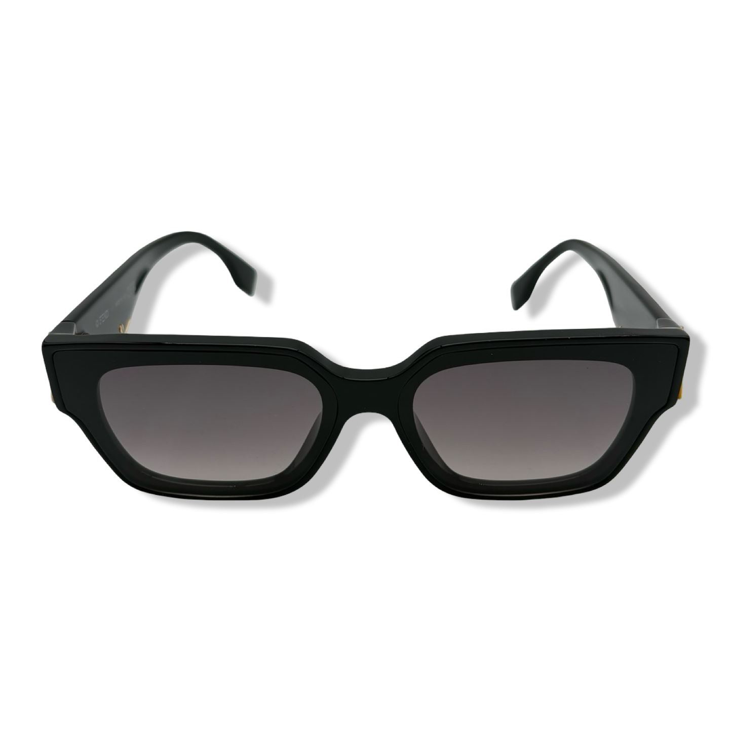 Pre-Owned Fendi FIRST Shiny Black Frame Sunglasses - FEN1039