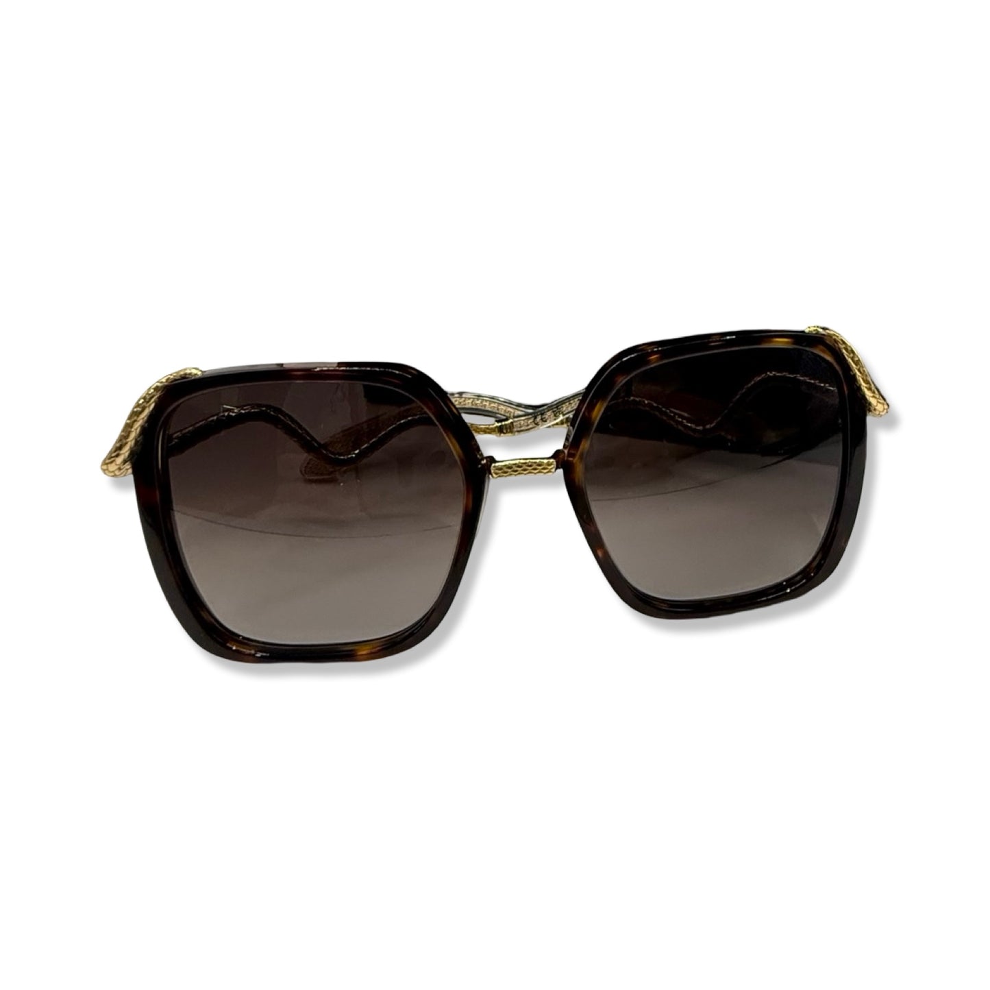 Pre-Owned Roberto Cavalli SRC003M Brown/Yellow Havana Sunglasses - RC1001
