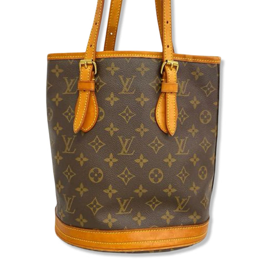 Pre-Owned Louis Vuitton Monogram Canvas Petit Bucket Bag - LV1553