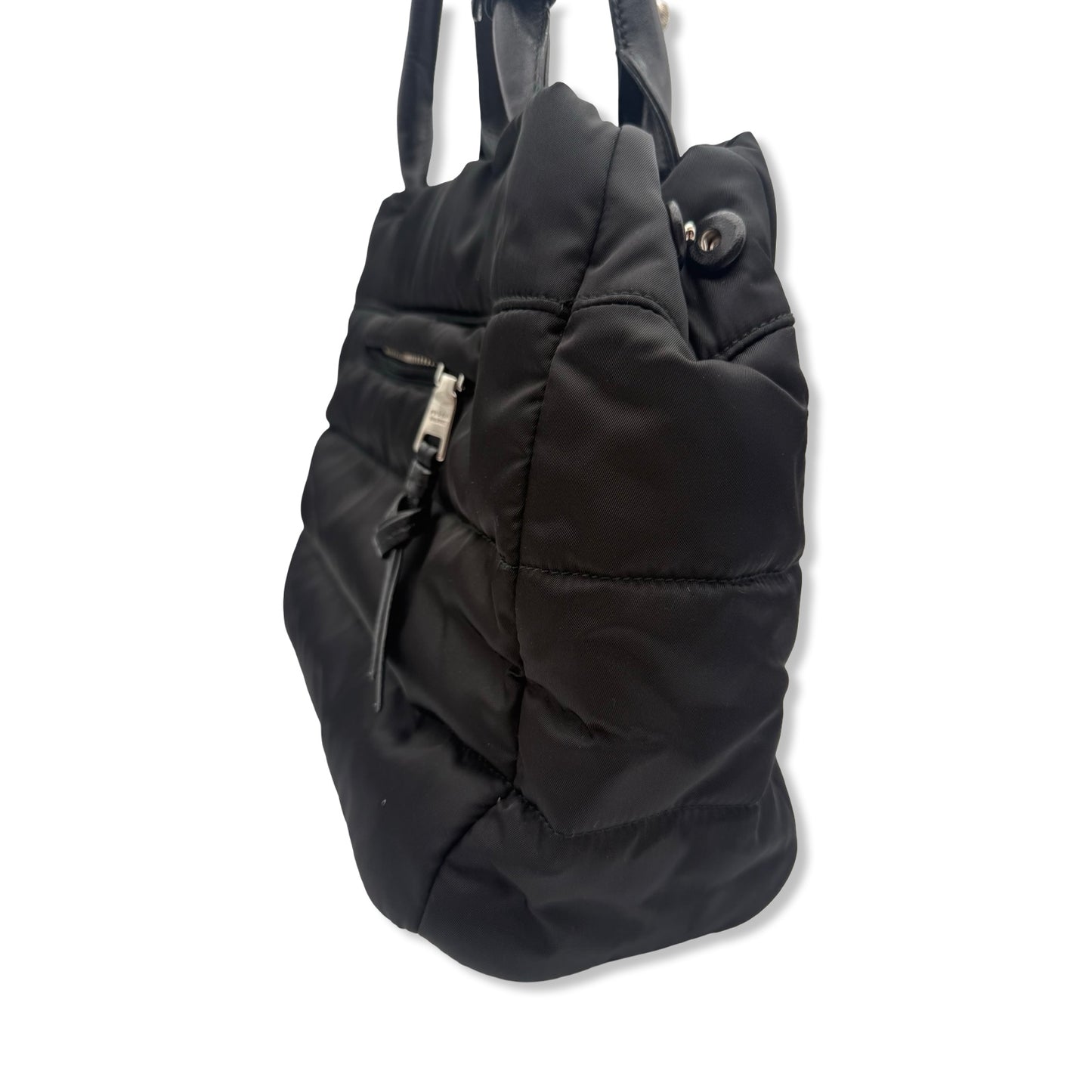 Pre-Owned Prada Black Nylon Tote - P1041