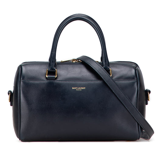 Pre-Owned Saint Laurent Calfskin Leather Baby Duffle Crossbody Bag - YSL1016