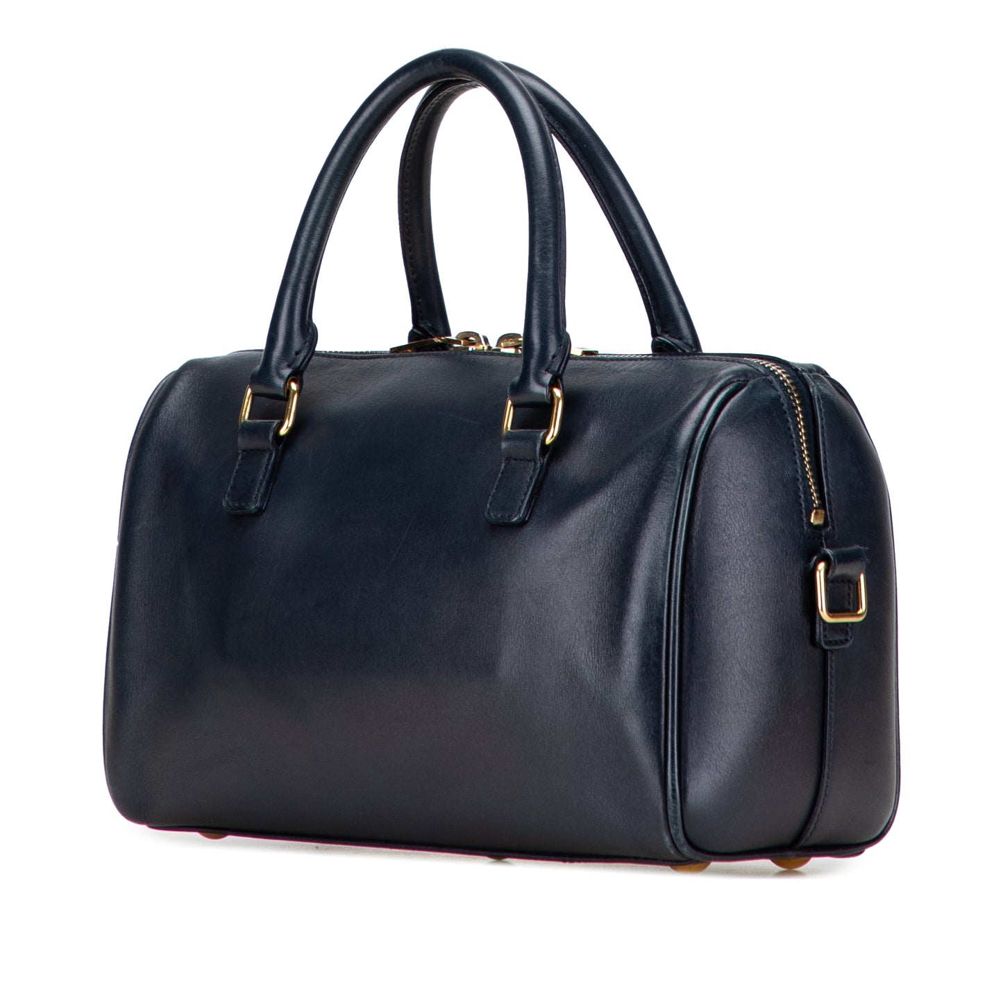 Pre-Owned Saint Laurent Calfskin Leather Baby Duffle Crossbody Bag - YSL1016