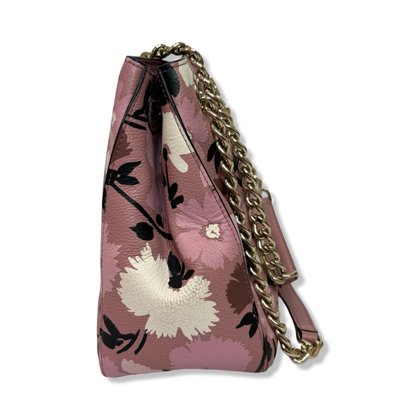 Pre-Owned Kate Spade Leather Floral Shoulder Bag - KS1002