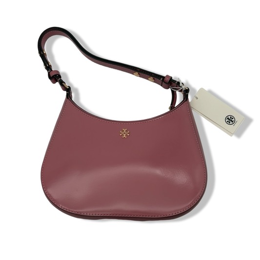 Pre-Owned Tory Burch Emerson Small Patent Zip Shoulder Bag (pink) - B0DYZ8KZWM