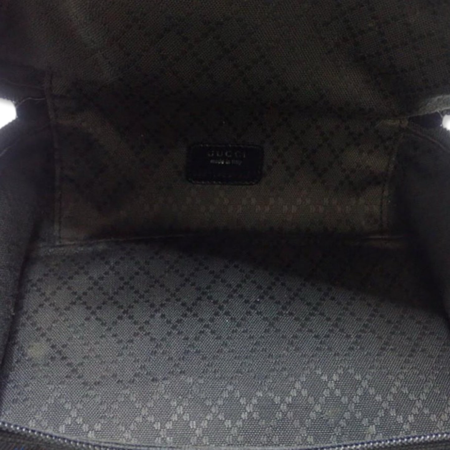 Pre-Owned Gucci Canvas Bamboo Vanity - G1098