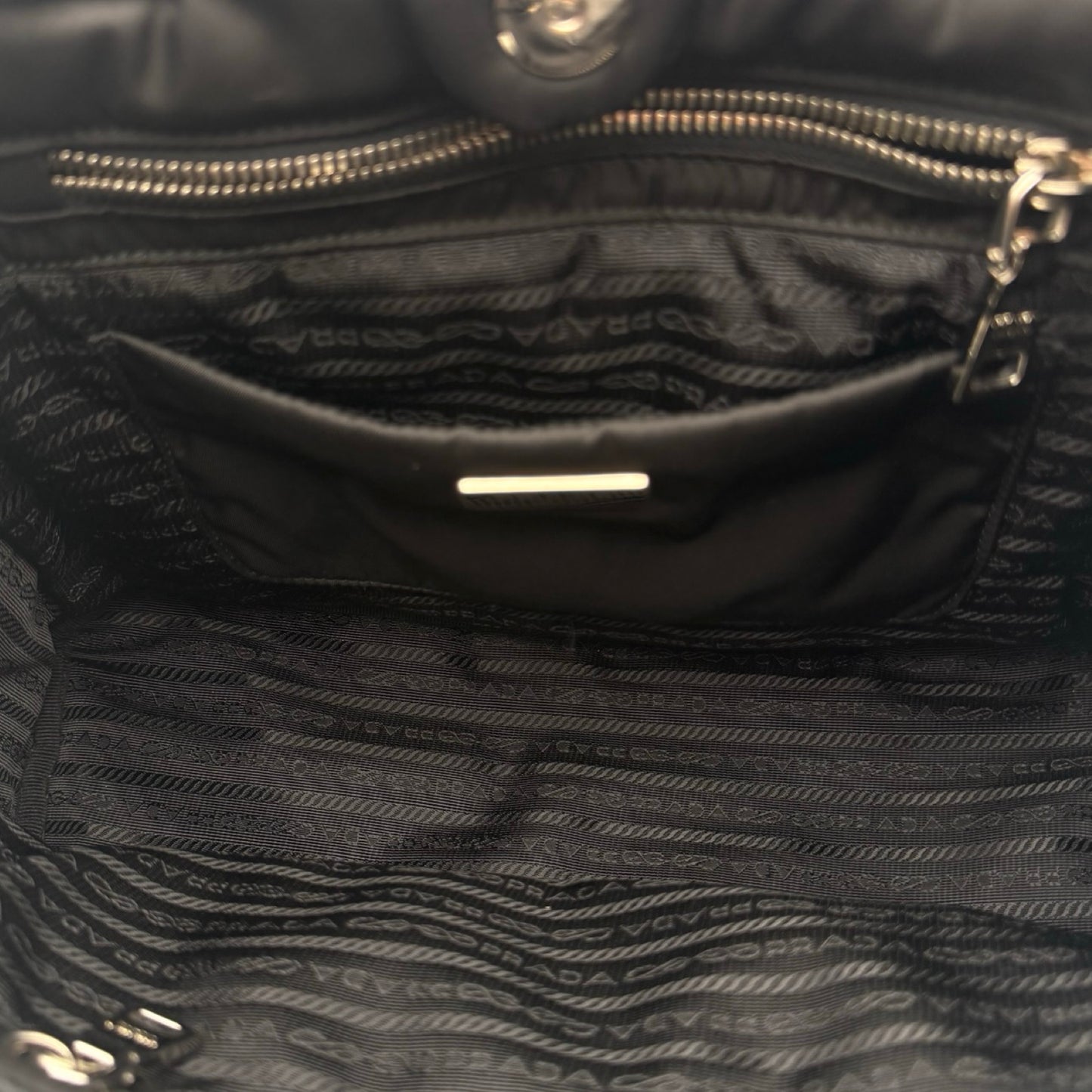 Pre-Owned Prada Black Nylon Tote - P1041
