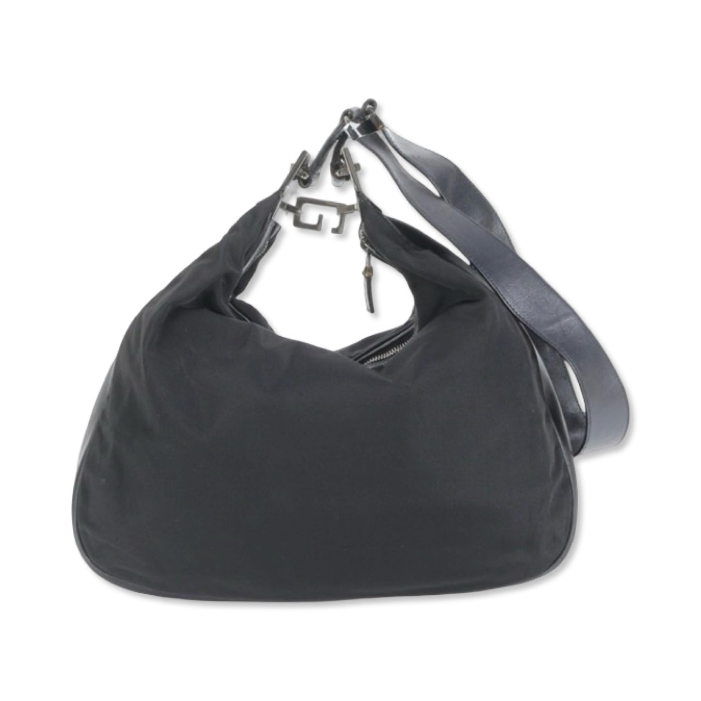 Pre-Owned Gucci Nylon and Leather Shoulder Bag - G1139