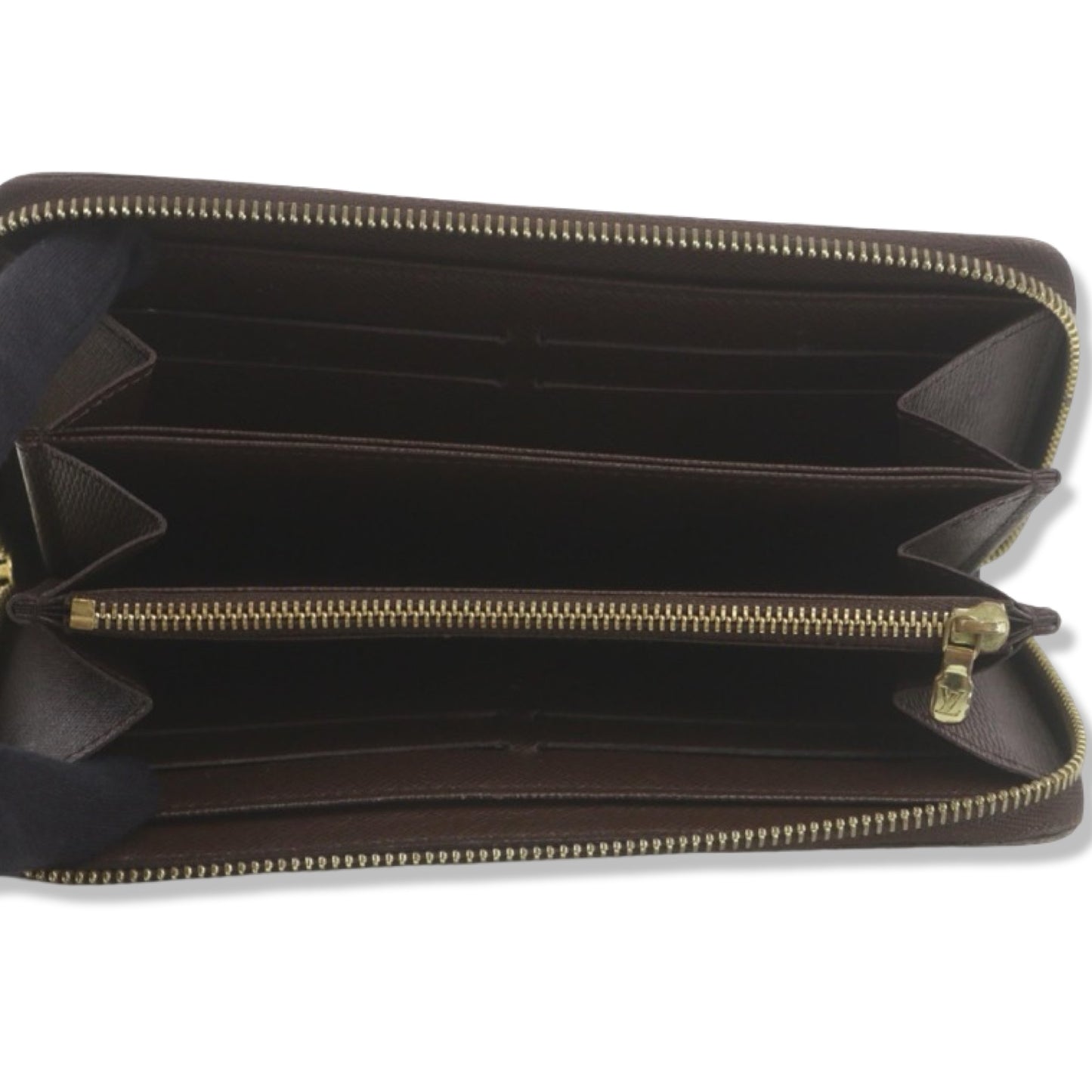 Pre-Owned Louis Vuitton Damier Ebene Canvas Zippy Wallet - LV1589