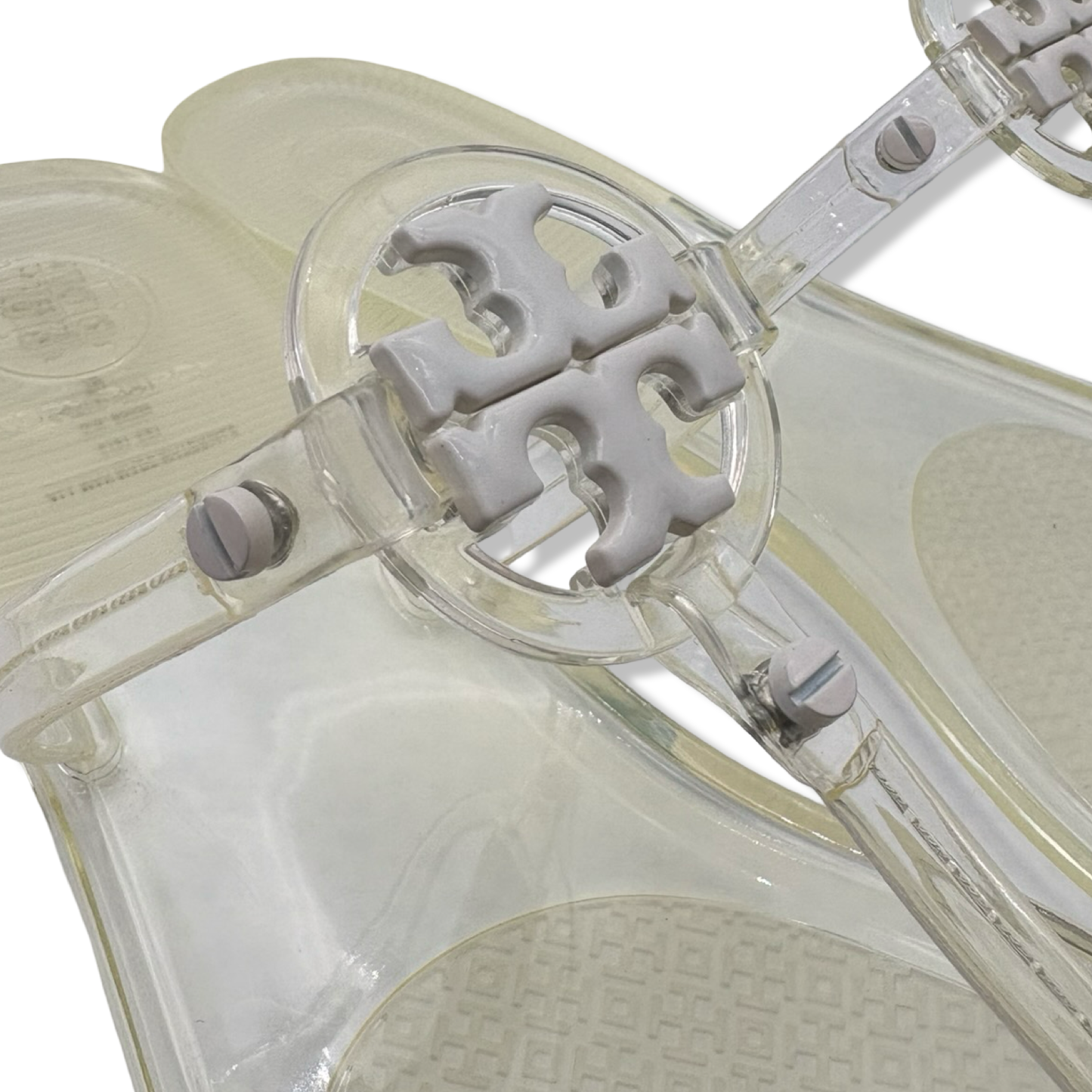 Pre-Owned Tory Burch Women's Mini Miller Flat Thong - Clear