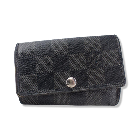 Pre-Owned Louis Vuitton Multicle 6 Key Case Damier Graphite Canvas - LV1422