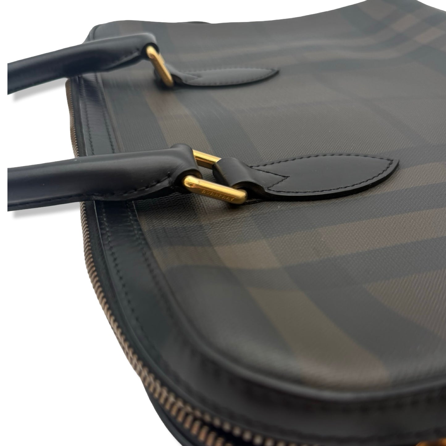 Pre-Owned Burberry Briefcase Coated Canvas - BB1065