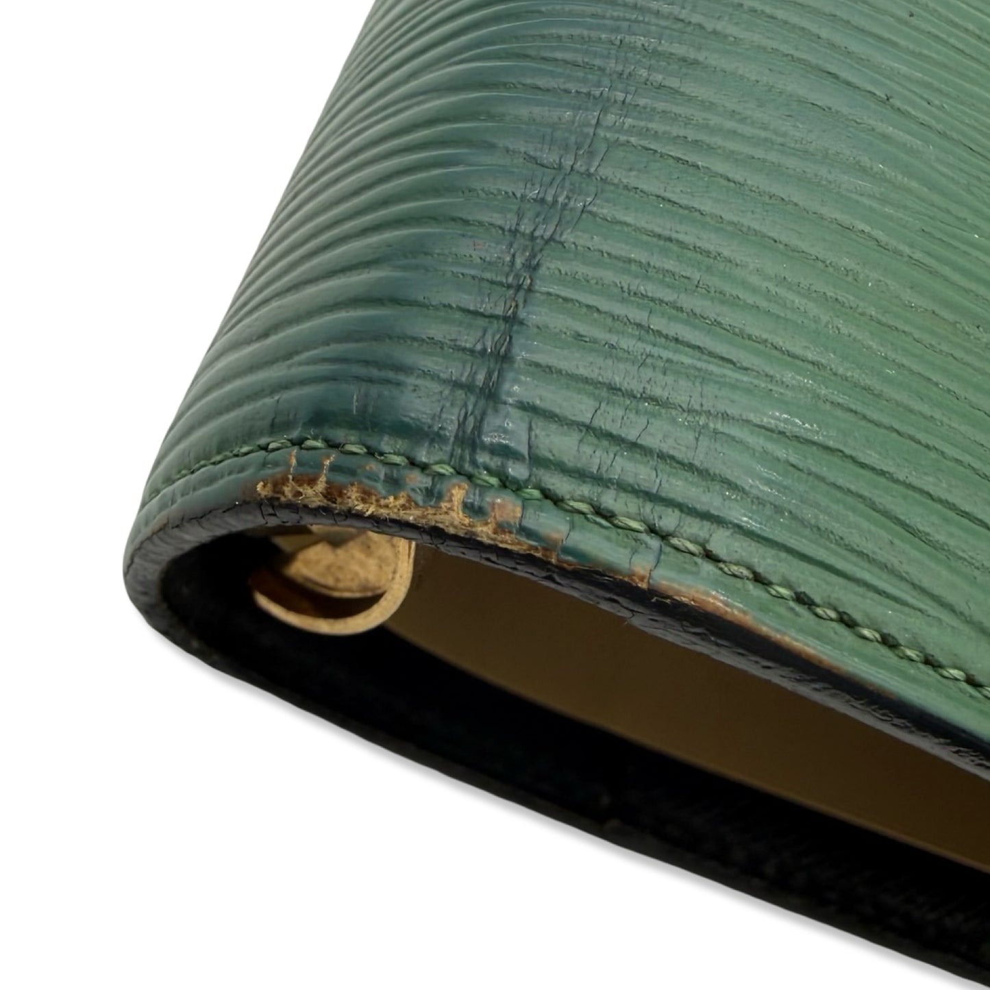 Pre-Owned Louis Vuitton Epi Leather Green Medium Ring Agenda - LV1861