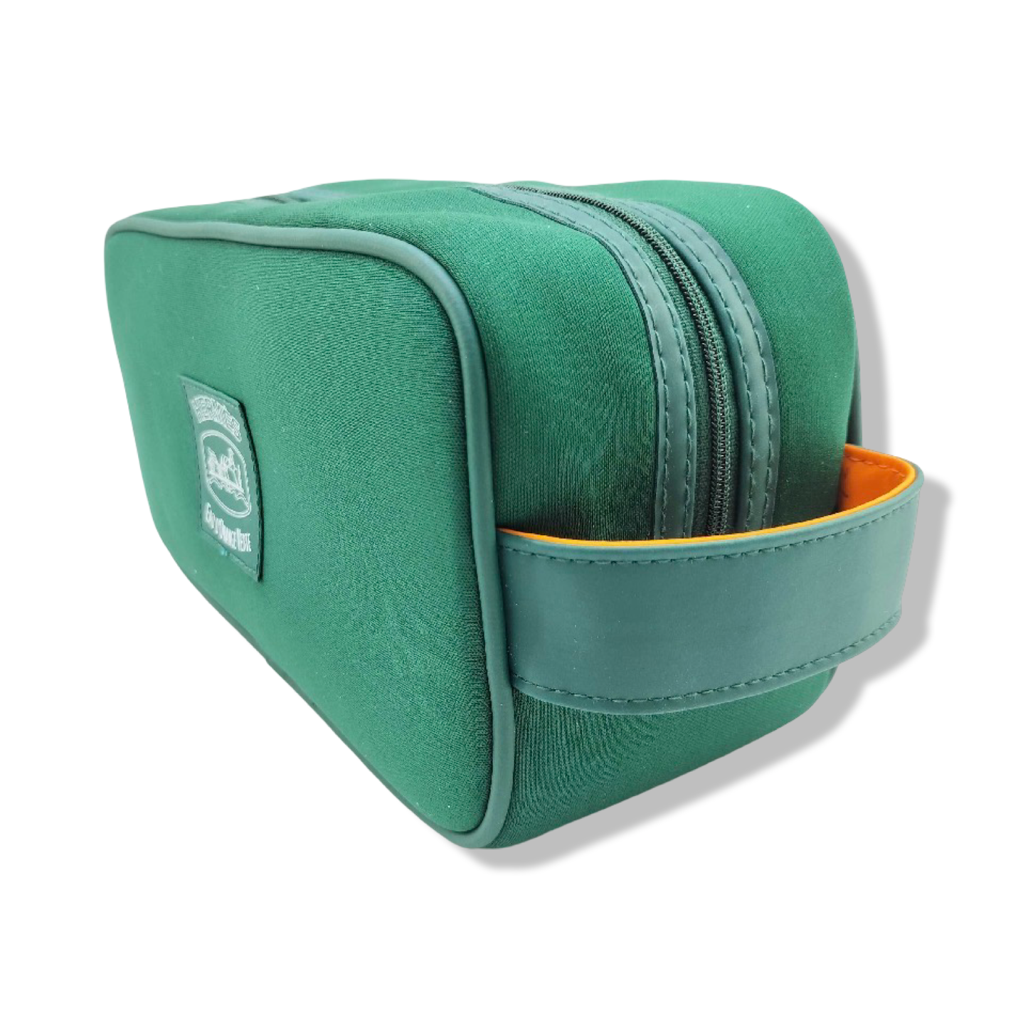 Pre-Owned Hermes Eau de Ranger Velt Green x Orange Pouch - HER1030