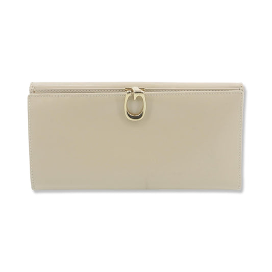 Pre-Owned Gucci Patent Leather Long Beige Wallet - G1099