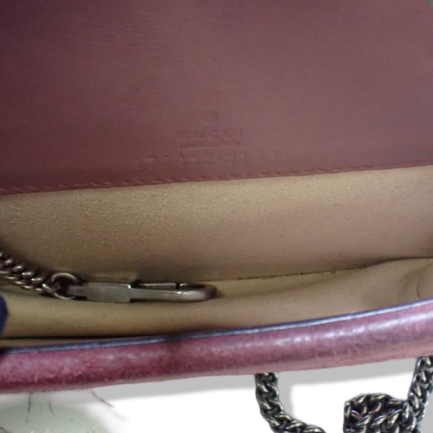 Pre-Owned Gucci GG Supreme Canvas Blooms Super Mini Crossbody