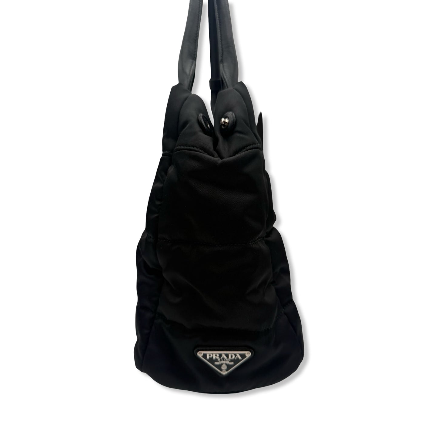 Pre-Owned Prada Black Nylon Tote - P1041