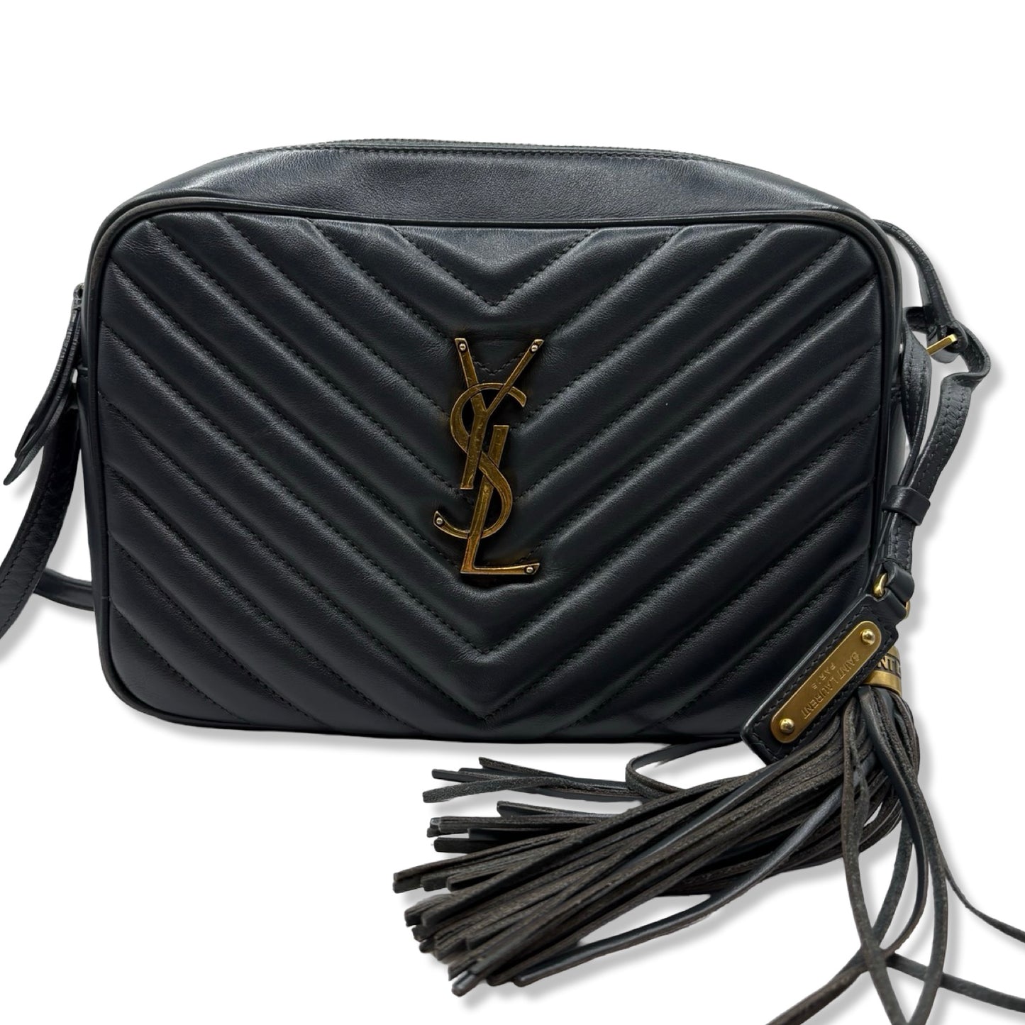 Pre-Owned Yves Saint Laurent Calfskin Leather Camera Bag Crossbody - YSL1022