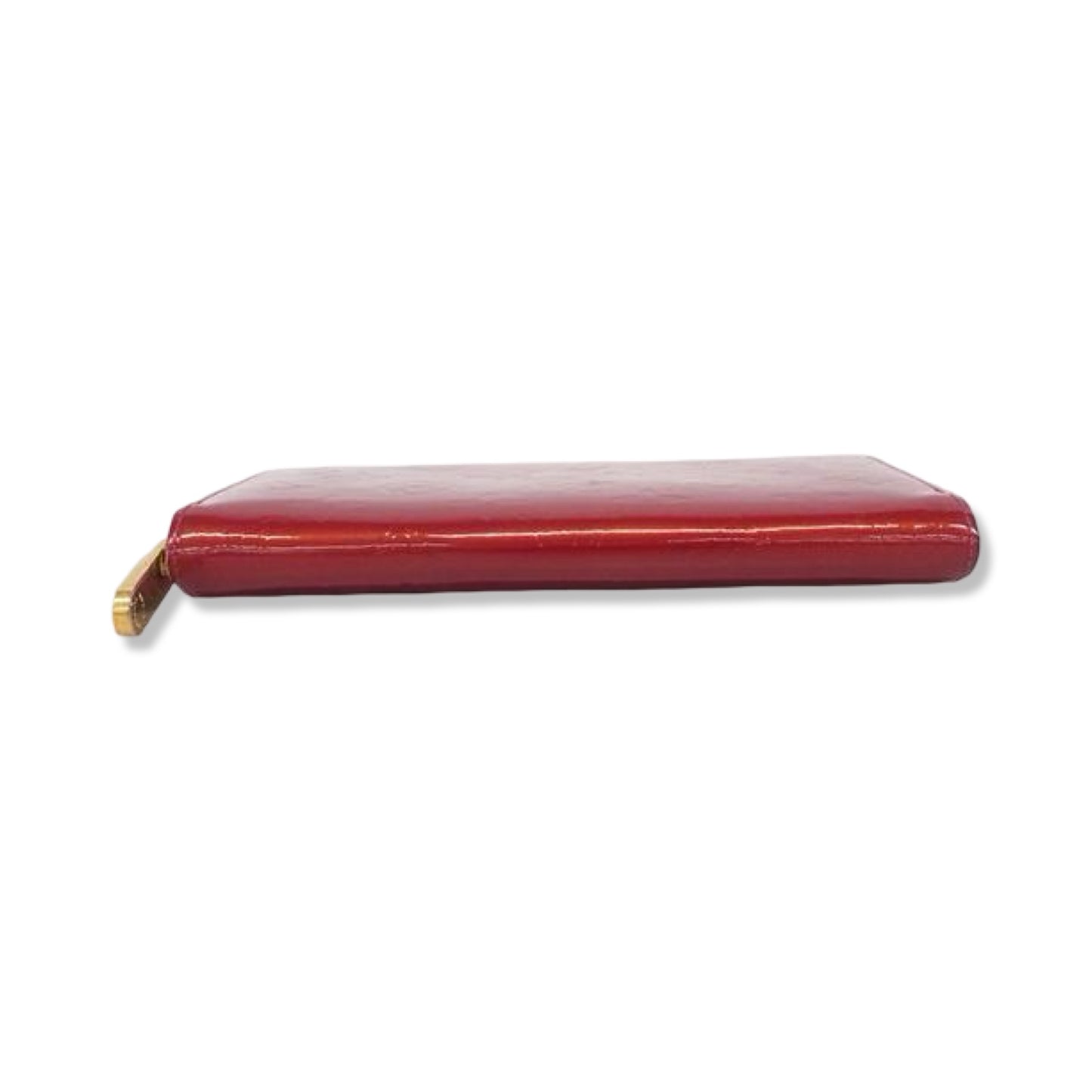 Pre-Owned Louis Vuitton Red Vernis Zippy Wallet - LV1814