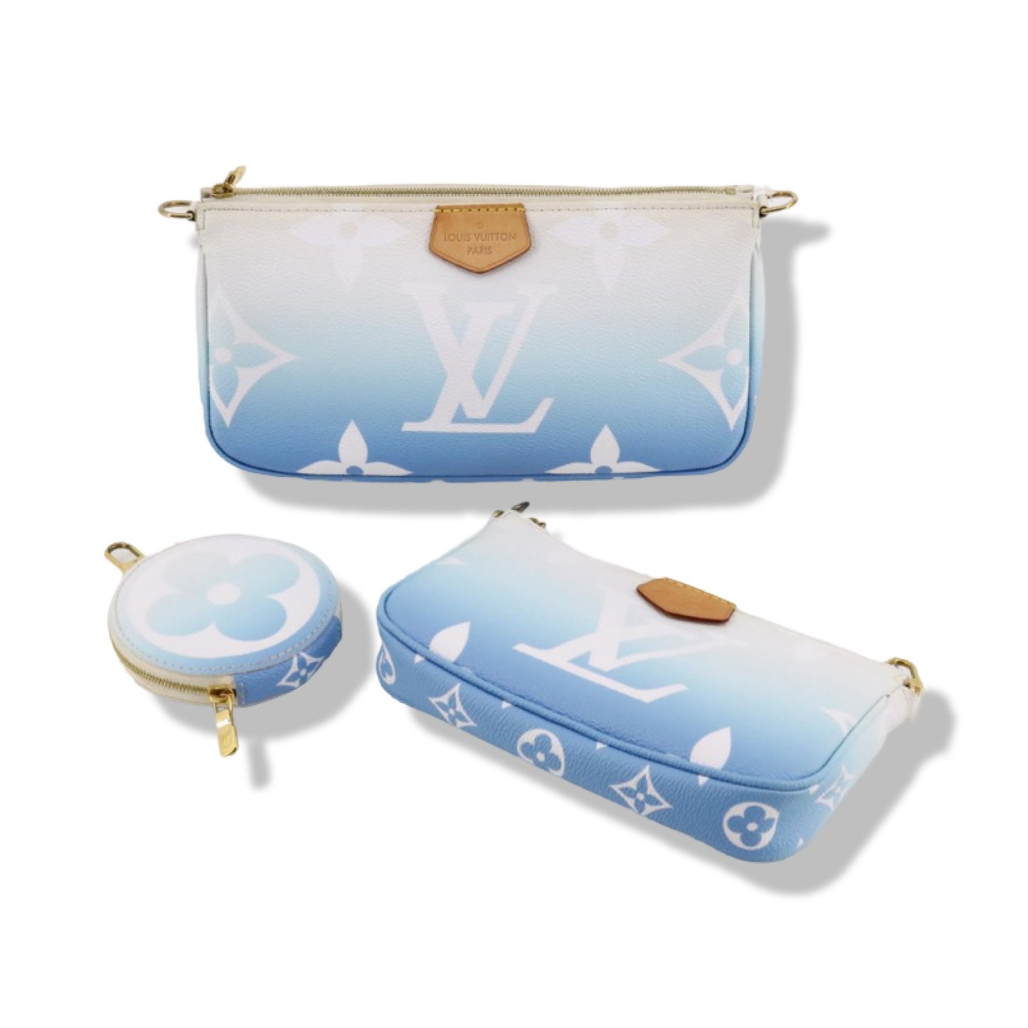 Pre-Owned Louis Vuitton Multi-Pochette Monogram Giant Coated Canvas Limited Edition Crossbody Bag